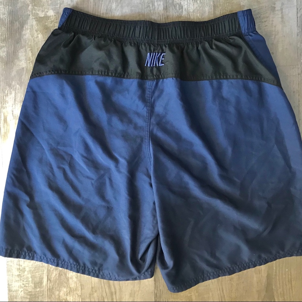 NIKE Navy Blue Black Atheltic Swim Board Shorts
